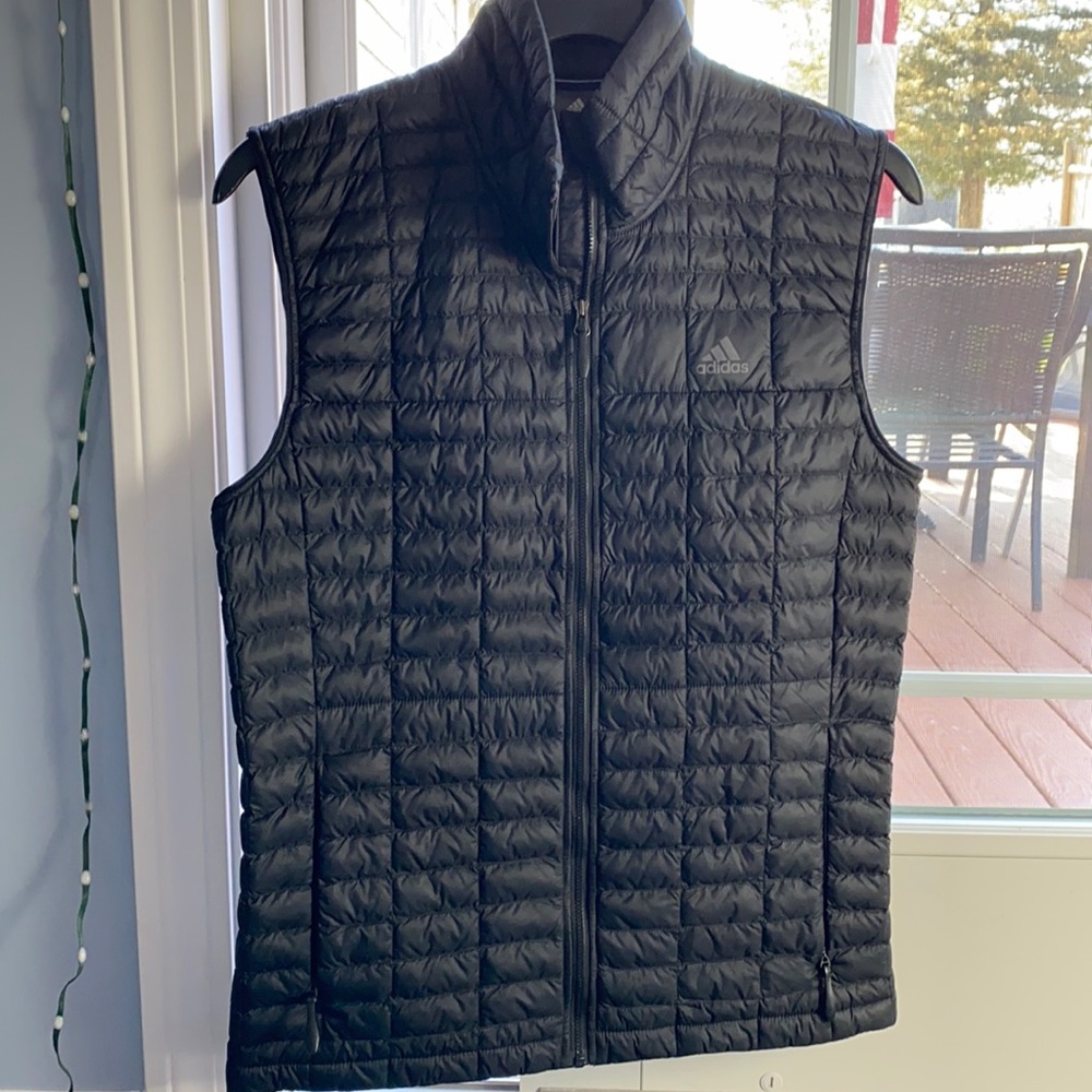 Black adidas vest basically brand new
